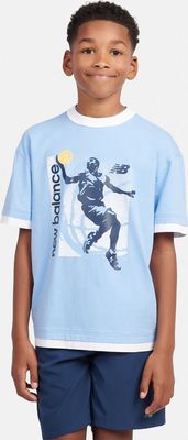 New Balance - T-shirt chłopięce na zimę ze sklepu: New Balance Poland w kategorii: T-shirty chłopięce - zdjęcie 08F3FC-30B-10813_3215386