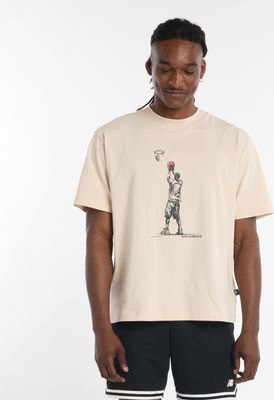 New Balance - T-shirt męski na lato ze sklepu: New Balance Poland w kategorii: T-shirty męskie - zdjęcie 08F3FC-30B-10813_3215494