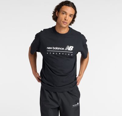 T-shirt męski na lato New Balance ze sklepu: New Balance Poland w kategorii: T-shirty męskie - zdjęcie 08F3FC-30B-10813_3215826