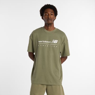 T-shirt męski na lato New Balance ze sklepu: New Balance Poland w kategorii: T-shirty męskie - zdjęcie 08F3FC-30B-10813_3215827