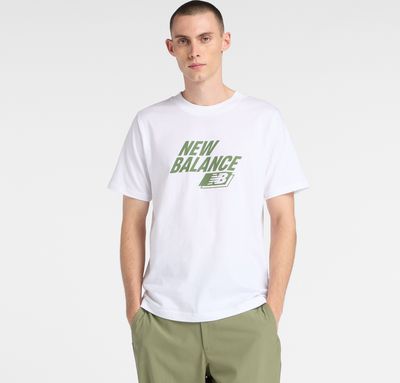 T-shirt męski na wiosnę New Balance ze sklepu: New Balance Poland w kategorii: T-shirty męskie - zdjęcie 08F3FC-30B-10813_3216232