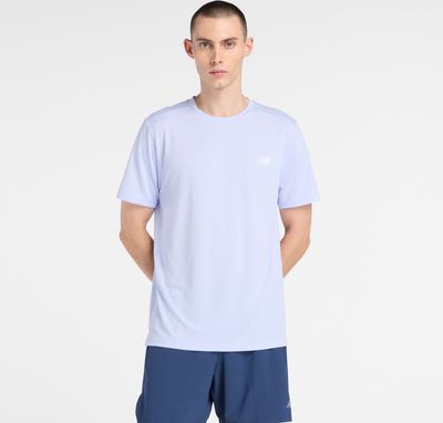New Balance - T-shirt męski bez wzorów ze sklepu: New Balance Poland w kategorii: T-shirty męskie - zdjęcie 08F3FC-30B-10813_3216248