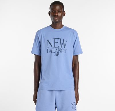 T-shirt męski na wiosnę New Balance ze sklepu: New Balance Poland w kategorii: T-shirty męskie - zdjęcie 08F3FC-30B-10813_3216396