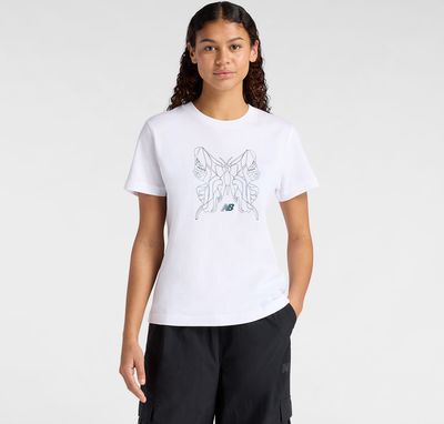 Bluzka damska letnia New Balance ze sklepu: New Balance Poland w kategorii: Bluzki damskie - zdjęcie 08F3FC-30B-10813_3216418