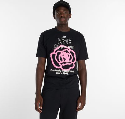T-shirt męski na lato New Balance ze sklepu: New Balance Poland w kategorii: T-shirty męskie - zdjęcie 08F3FC-30B-10813_3216719