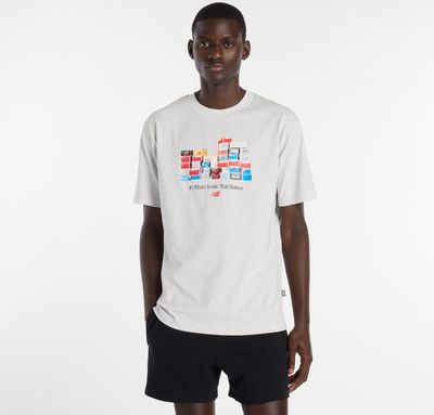 T-shirt męski na lato New Balance ze sklepu: New Balance Poland w kategorii: T-shirty męskie - zdjęcie 08F3FC-30B-10813_3216904