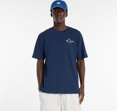 T-shirt męski na lato New Balance ze sklepu: New Balance Poland w kategorii: T-shirty męskie - zdjęcie 08F3FC-30B-10813_3216907