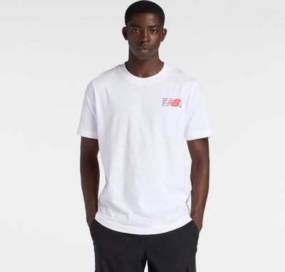 T-shirt męski na wiosnę New Balance ze sklepu: New Balance Poland w kategorii: T-shirty męskie - zdjęcie 08F3FC-30B-10813_3217193