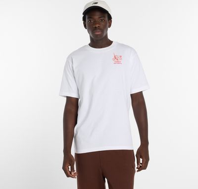 T-shirt męski na wiosnę New Balance ze sklepu: New Balance Poland w kategorii: T-shirty męskie - zdjęcie 08F3FC-30B-10813_3217226