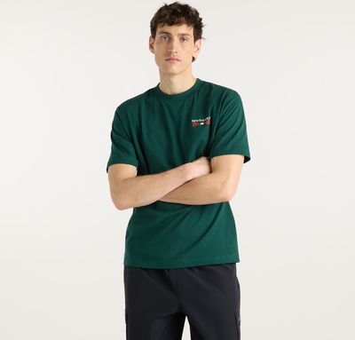 T-shirt męski wiosenny New Balance ze sklepu: New Balance Poland w kategorii: T-shirty męskie - zdjęcie 08F3FC-30B-10813_3217395