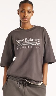 New Balance - Bluzka damska na lato ze sklepu: New Balance Poland w kategorii: Bluzki damskie - zdjęcie 08F3FC-30B-10813_3217432