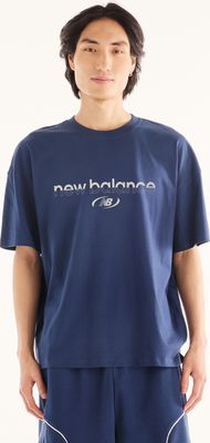 New Balance - T-shirt męski ze sklepu: New Balance Poland w kategorii: T-shirty męskie - zdjęcie 08F3FC-30B-10813_3217691