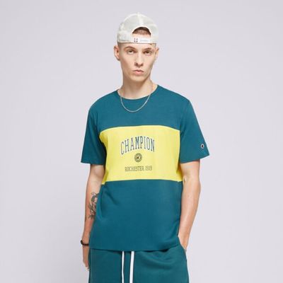 T-shirt męski w stylu młodzieżowym Champion ze sklepu: 50style.pl w kategorii: T-shirty męskie - zdjęcie 110026D-FE4-6238_219853GS549
