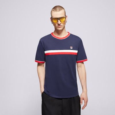 T-shirt męski letni Fila ze sklepu: 50style.pl w kategorii: T-shirty męskie - zdjęcie 110026D-FE4-6238_LM181K91410