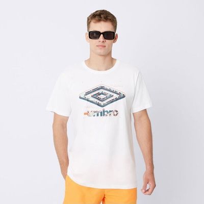 Umbro - T-shirt męski w stylu młodzieżowym ze sklepu: 50style.pl w kategorii: T-shirty męskie - zdjęcie 110026D-FE4-6238_UL124TSM06002