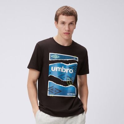 T-shirt męski Umbro ze sklepu: 50style.pl w kategorii: T-shirty męskie - zdjęcie 110026D-FE4-6238_UL325TSM04001