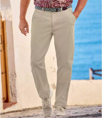 Spodnie męskie jesienne casual Atlas For Men ze sklepu: Atlas For Men w kategorii: Spodnie męskie - zdjęcie 15A918-39C-13902_15064856