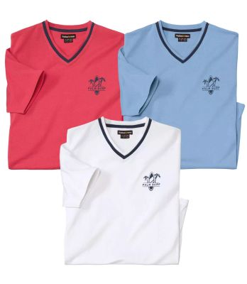 T-shirt męski letni Atlas For Men ze sklepu: Atlas For Men w kategorii: T-shirty męskie - zdjęcie 15A918-39C-13902_15783412