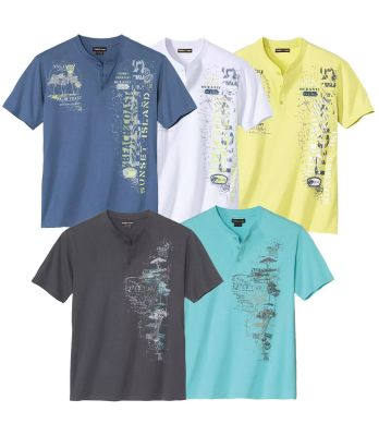 T-shirt męski klasyczny Atlas For Men ze sklepu: Atlas For Men w kategorii: T-shirty męskie - zdjęcie 15A918-39C-13902_16302326