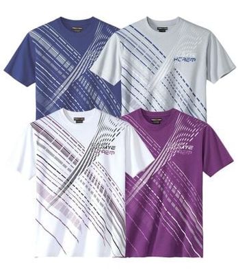 Atlas For Men - T-shirt męski elegancki ze sklepu: Atlas For Men w kategorii: T-shirty męskie - zdjęcie 15A918-39C-13902_16978660