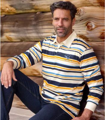 T-shirt męski casualowy Atlas For Men ze sklepu: Atlas For Men w kategorii: T-shirty męskie - zdjęcie 15A918-39C-13902_16978686