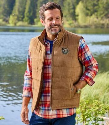 Kamizelka męska casual klasyczny Atlas For Men ze sklepu: Atlas For Men w kategorii: Kamizelki męskie - zdjęcie 15A918-39C-13902_17060270