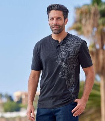 T-shirt męski na wiosnę Atlas For Men ze sklepu: Atlas For Men w kategorii: T-shirty męskie - zdjęcie 15A918-39C-13902_18250900