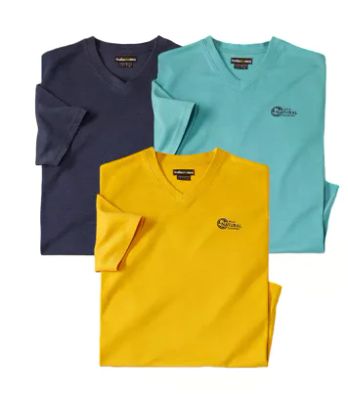 Atlas For Men - T-shirt męski casual na wiosnę ze sklepu: Atlas For Men w kategorii: T-shirty męskie - zdjęcie 15A918-39C-13902_18250954