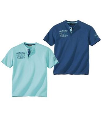 T-shirt męski letni Atlas For Men ze sklepu: Atlas For Men w kategorii: T-shirty męskie - zdjęcie 15A918-39C-13902_18250969