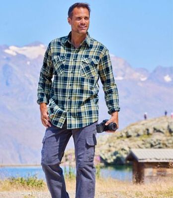 Koszula męska casual Atlas For Men ze sklepu: Atlas For Men w kategorii: Koszule męskie - zdjęcie 15A918-39C-13902_18251024