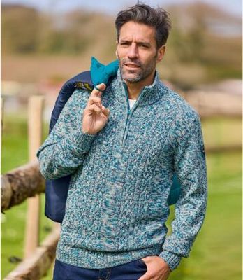 Sweter męski Atlas For Men ze sklepu: Atlas For Men w kategorii: Swetry męskie - zdjęcie 15A918-39C-13902_18251115