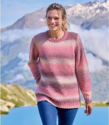 Sweter damski na zimę Atlas For Men ze sklepu: Atlas For Men w kategorii: Swetry damskie - zdjęcie 15A918-39C-13902_18251368