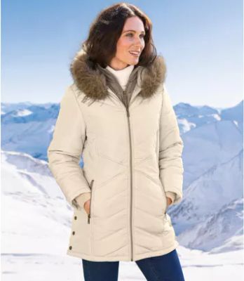 Parka damska jesienna casual Atlas For Men ze sklepu: Atlas For Men w kategorii: Parki damskie - zdjęcie 15A918-39C-13902_18251393