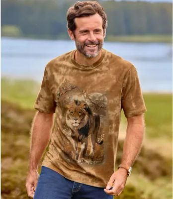 T-shirt męski na lato Atlas For Men ze sklepu: Atlas For Men w kategorii: T-shirty męskie - zdjęcie 15A918-39C-13902_18251551