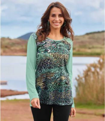 Bluzka damska jesienna Atlas For Men ze sklepu: Atlas For Men w kategorii: Bluzki damskie - zdjęcie 15A918-39C-13902_18624577