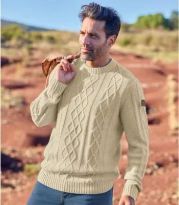Sweter męski zimowy Atlas For Men ze sklepu: Atlas For Men w kategorii: Swetry męskie - zdjęcie 15A918-39C-13902_18624939
