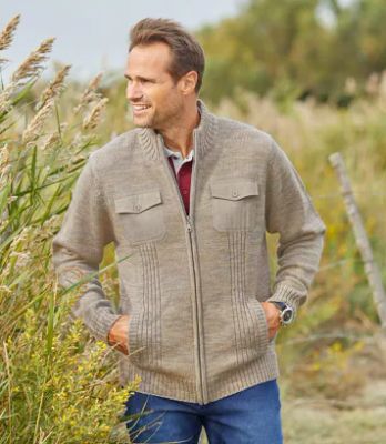 Sweter męski Atlas For Men ze sklepu: Atlas For Men w kategorii: Swetry męskie - zdjęcie 15A918-39C-13902_18625218