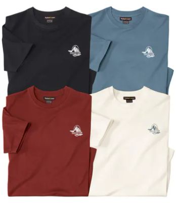 T-shirt męski w stylu młodzieżowym Atlas For Men ze sklepu: Atlas For Men w kategorii: T-shirty męskie - zdjęcie 15A918-39C-13902_18625442