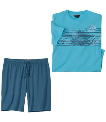 Piżama męska w sportowym stylu Atlas For Men ze sklepu: Atlas For Men w kategorii: Piżamy męskie - zdjęcie 15A918-39C-13902_18625472