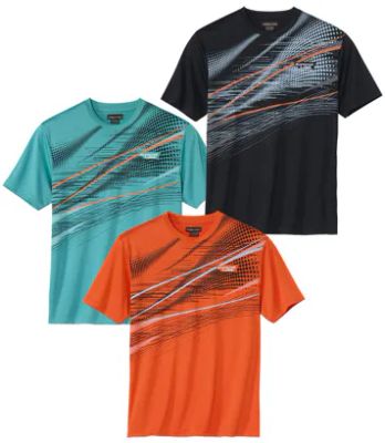 T-shirt męski z nadrukami Atlas For Men ze sklepu: Atlas For Men w kategorii: T-shirty męskie - zdjęcie 15A918-39C-13902_18625511