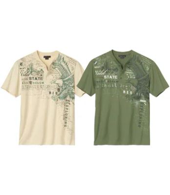 T-shirt męski Atlas For Men ze sklepu: Atlas For Men w kategorii: T-shirty męskie - zdjęcie 15A918-39C-13902_18625525