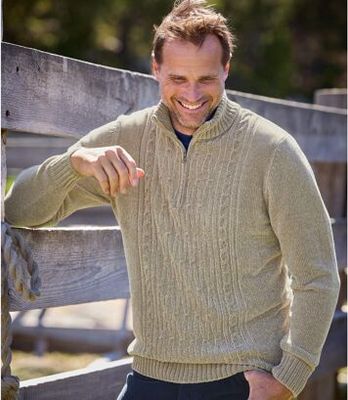 Sweter męski Atlas For Men ze sklepu: Atlas For Men w kategorii: Swetry męskie - zdjęcie 15A918-39C-13902_18625574