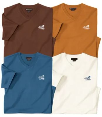 T-shirt męski na lato Atlas For Men ze sklepu: Atlas For Men w kategorii: T-shirty męskie - zdjęcie 15A918-39C-13902_18625630