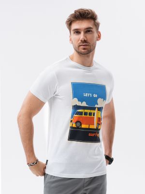 T-shirt męski letni Ombre Clothing ze sklepu: ombre w kategorii: T-shirty męskie - zdjęcie 2F79836-D9D-2071_107980