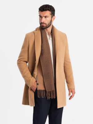 Płaszcz męski jesienny Ombre Clothing ze sklepu: ombre w kategorii: Płaszcze męskie - zdjęcie 2F79836-D9D-2071_119999