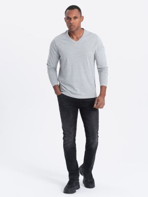 T-shirt męski casual wiosenny Ombre Clothing ze sklepu: ombre w kategorii: T-shirty męskie - zdjęcie 2F79836-D9D-2071_124082