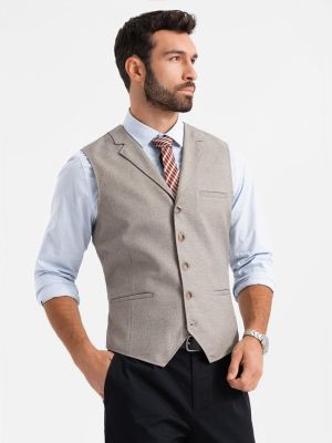Kamizelka męska na jesień Ombre Clothing ze sklepu: ombre w kategorii: Kamizelki męskie - zdjęcie 2F79836-D9D-2071_124327