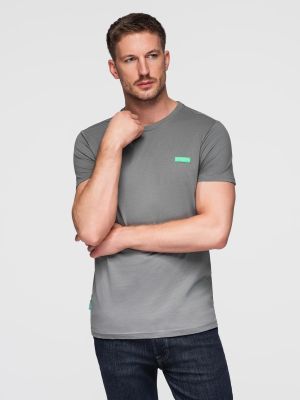 T-shirt męski klasyczny Ombre Clothing ze sklepu: ombre w kategorii: T-shirty męskie - zdjęcie 2F79836-D9D-2071_124341