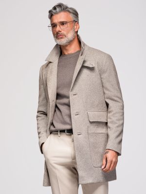 Płaszcz męski Ombre Clothing ze sklepu: ombre w kategorii: Płaszcze męskie - zdjęcie 2F79836-D9D-2071_127003