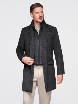 Płaszcz męski Ombre Clothing ze sklepu: ombre w kategorii: Płaszcze męskie - zdjęcie 2F79836-D9D-2071_127095